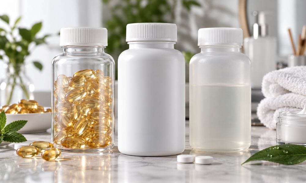 Transparente, blanco o natural: ¿qué color conviene para un envase farmacéutico o cosmético?